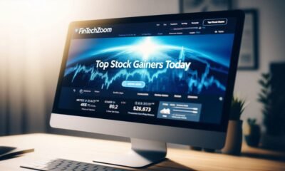 fintechzoom.com top stock gainers today