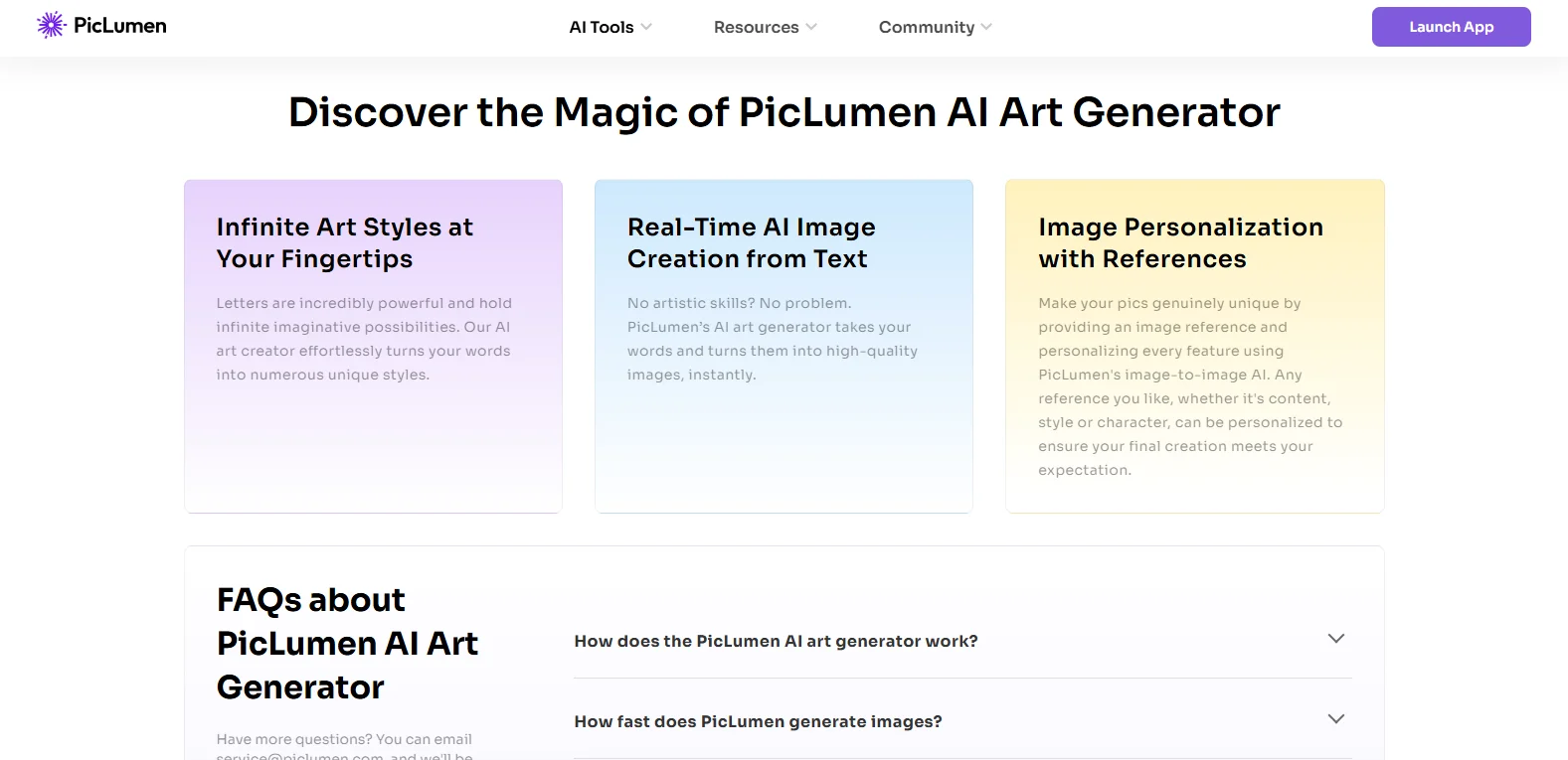 PicLumen AI Art Generator